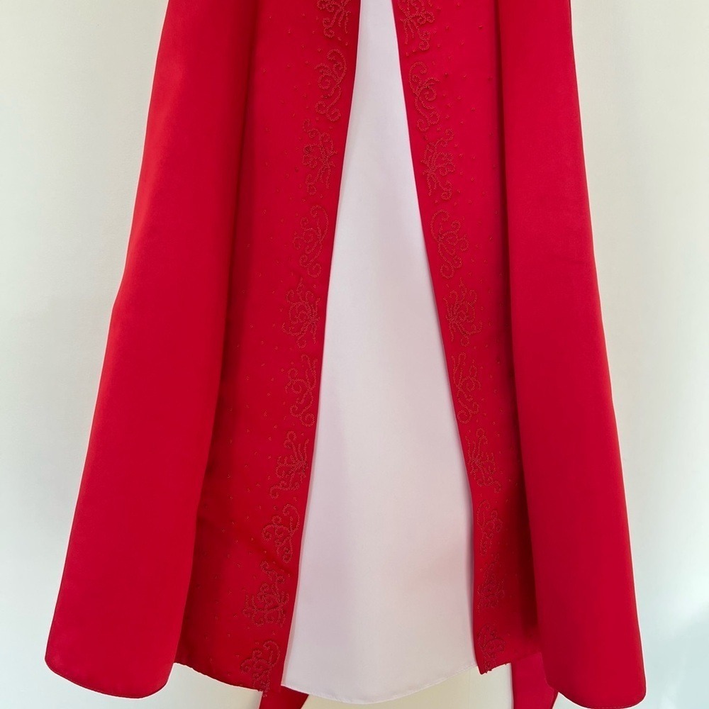 Angels New York Kids Girls Gown Sze 12 Red Formal
Dress Ocassion Holiday Festive - Picture 10 of 16